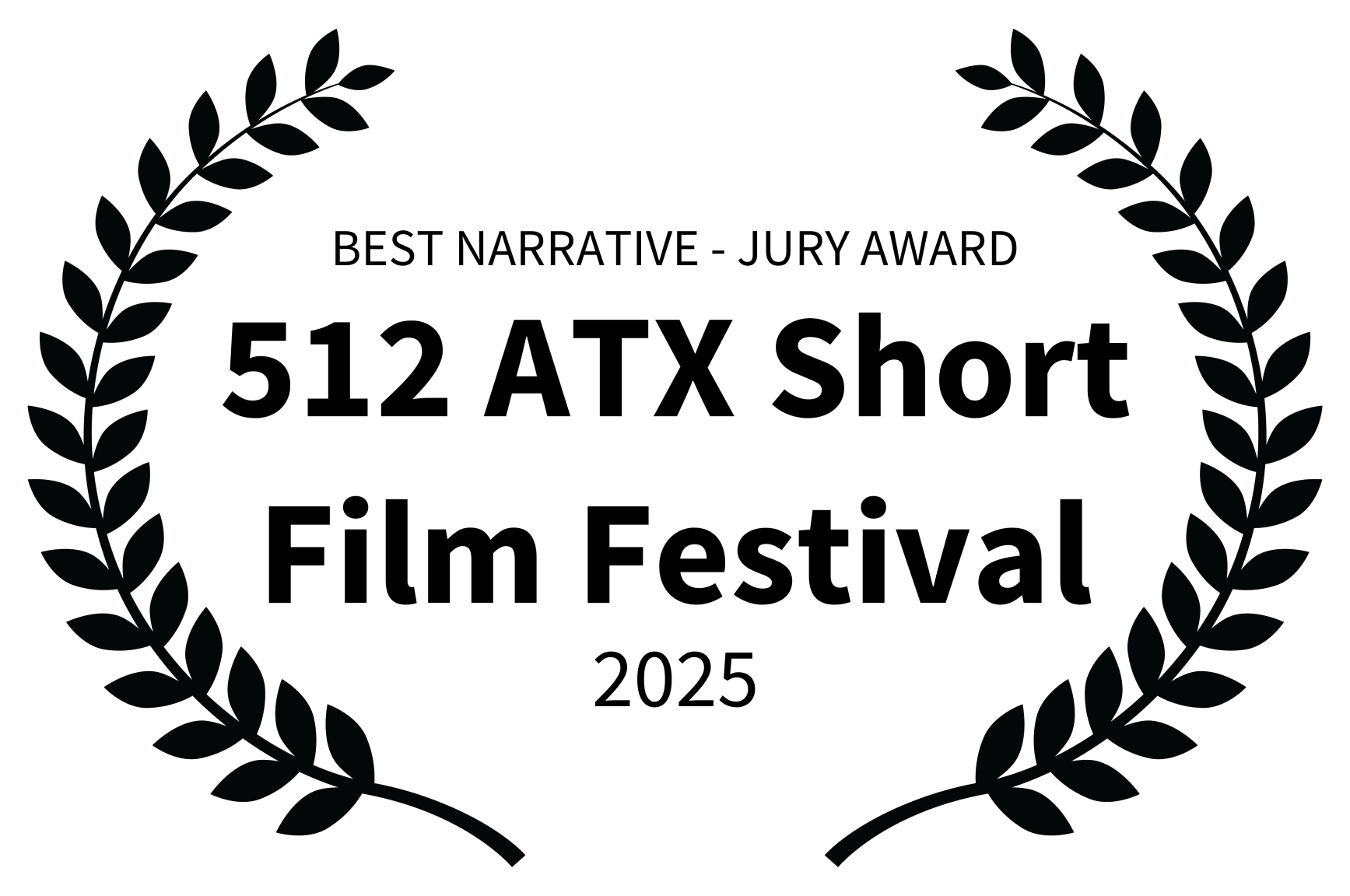 512 ATX Short Film Festival 2025 Best Narrative Jury Award laurel